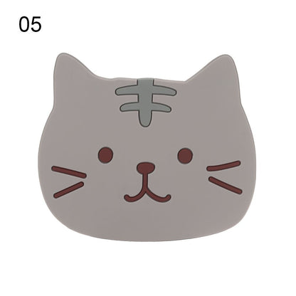 Cartoon Cat Silicone Coasters