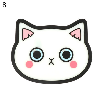 Cartoon Cat Silicone Coasters