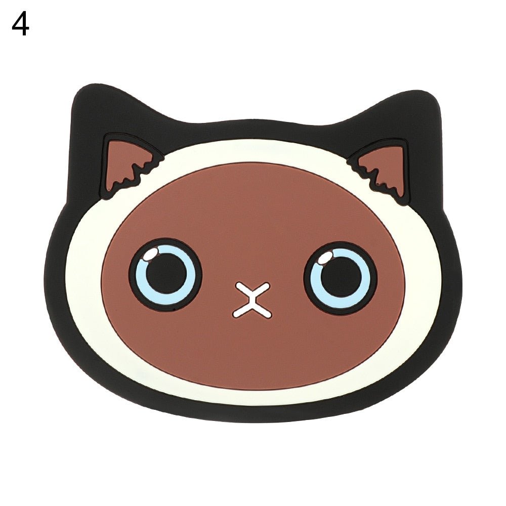 Cartoon Cat Silicone Coasters